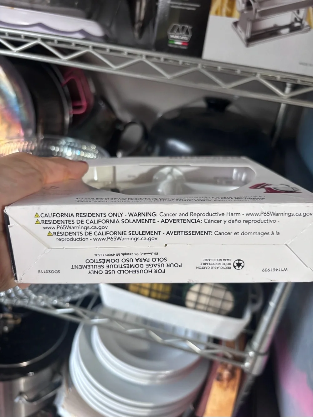 KitchenAid Flexible Edge Beater - White and Silver